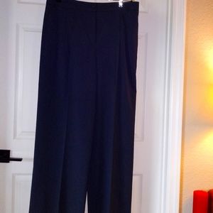 Antonio Melani Navy Wide Leg Pants Size 14